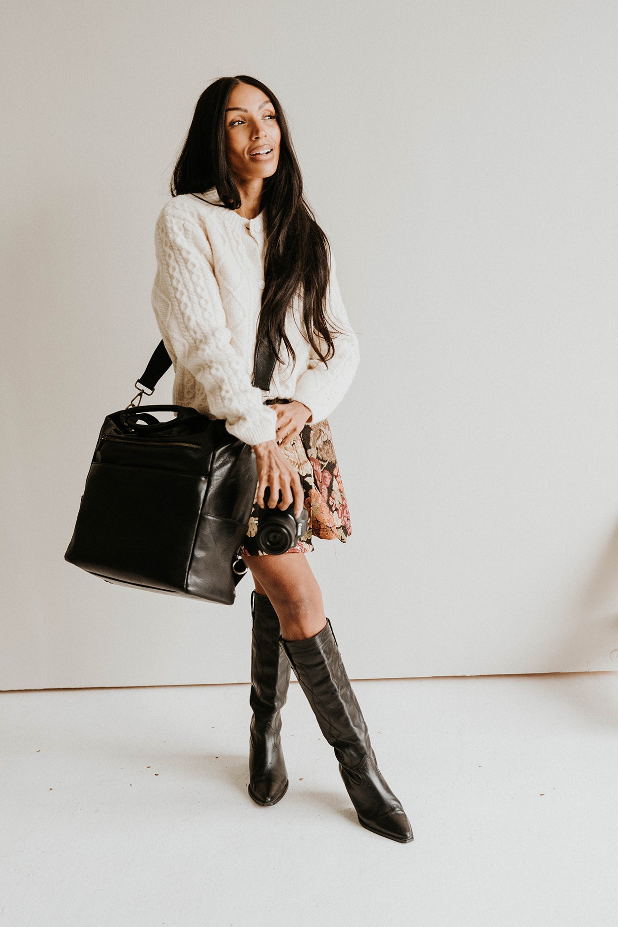 The Courtney - Our Full Size Versatile Camera Bag (Brown is a pre-order for February Delivery) Black is in stock.