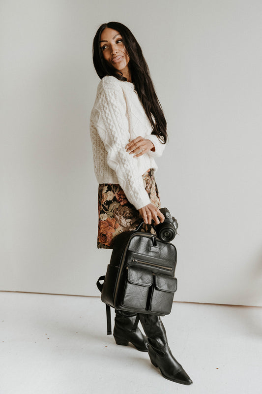The Jenessa Midi- Mid-Size Camera Backpack