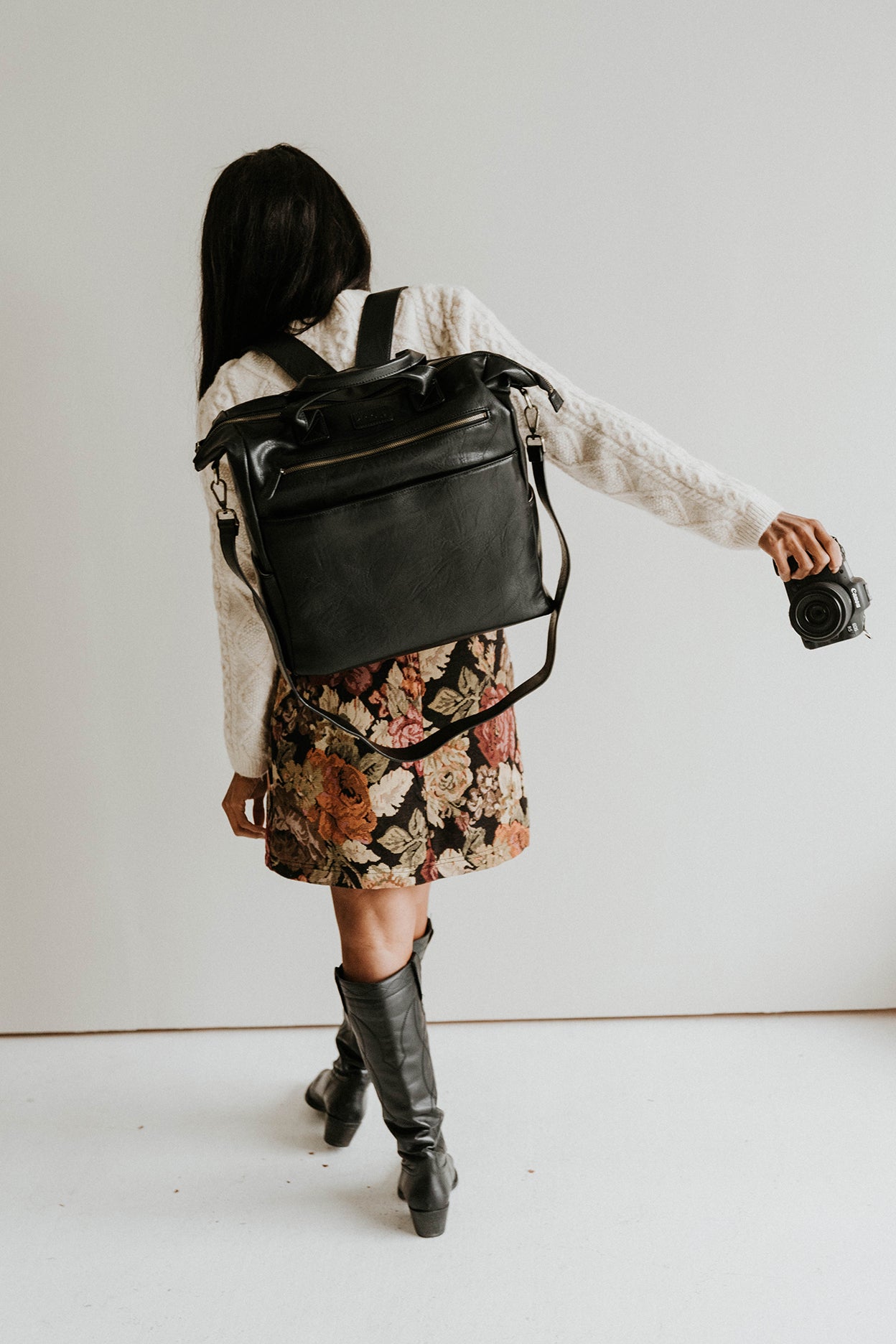 The Courtney - Our Full Size Versatile Camera Bag (Brown is a pre-order for February Delivery) Black is in stock.