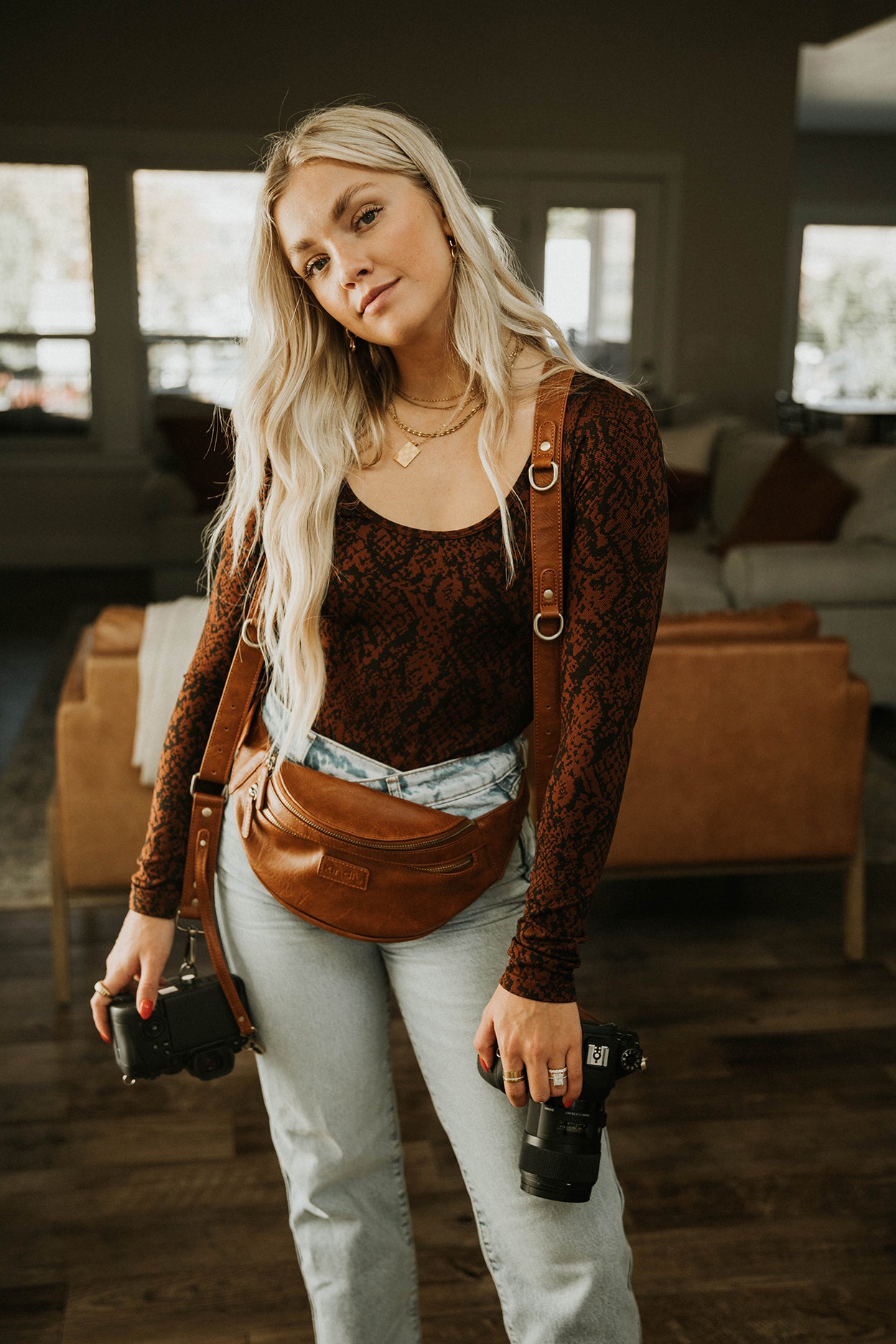 The Dual Camera Harness (Fanny Pack & Phone Case NOT included)