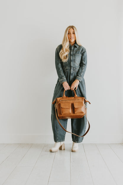 Camryn- Mid-size Camera Bag (BROWN is a PRE-ORDER for MID-MARCH SHIPPING)