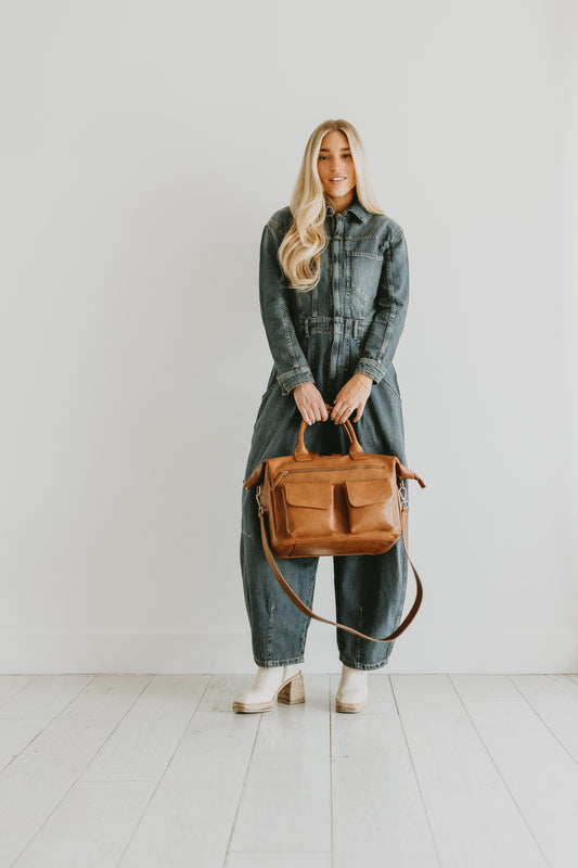 NEW Camryn- Mid-size Camera Bag (PRE-ORDER- Brown- July shipping, Black- August shipping)