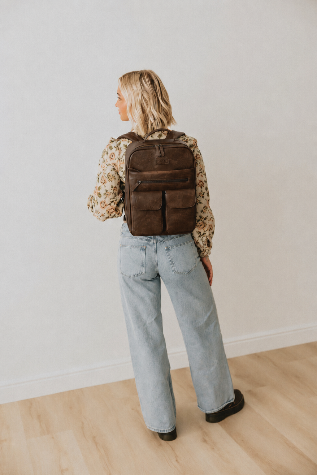 The Jenessa Midi- Mid-Size Camera Backpack (Chocolate is a pre-order for early July Shipping)
