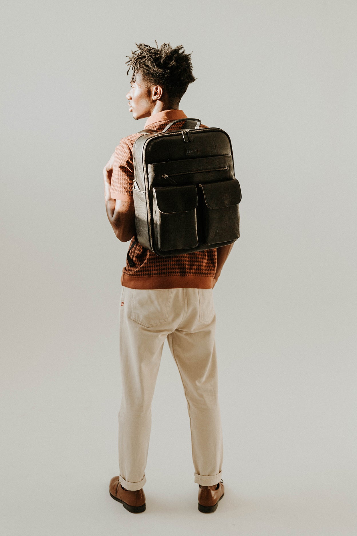 cool leather camera backpacks The Jenessa