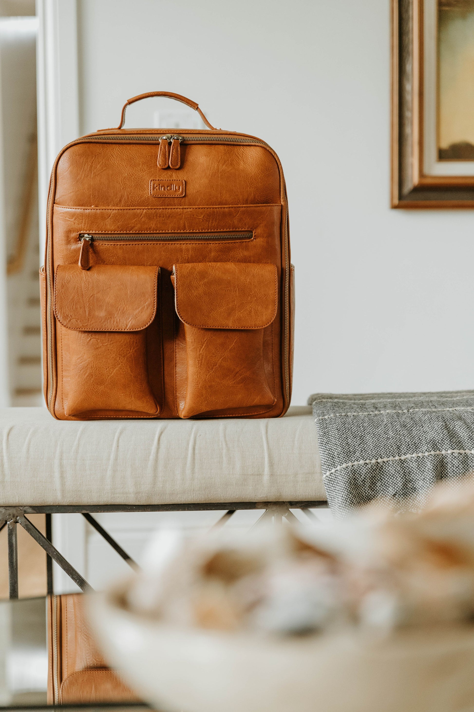camera backpacks leather The Jenessa